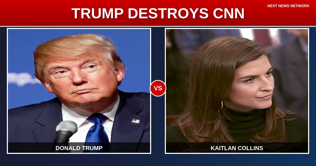 BRUTAL: Trump DESTROYS CNN's Kaitlan Collins Over Fake News Smear - 'You Know You're Not Telling the Truth'