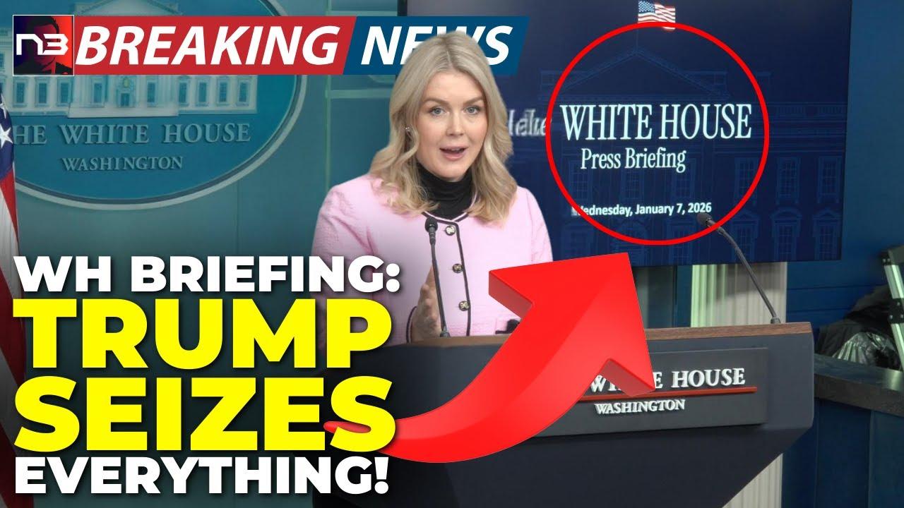 DOMINANCE: Trump White House Drops FOUR Bombshells in Single Briefing — Venezuela Oil Seized, Dark Fleet Captured, Minnesota Raided, Dietary Guidelines TORCHED