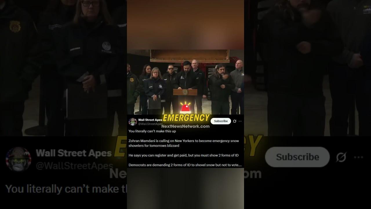 EXPOSED: NYC Socialist Politician Recruits Emergency Snow Shovelers — No ID Required?