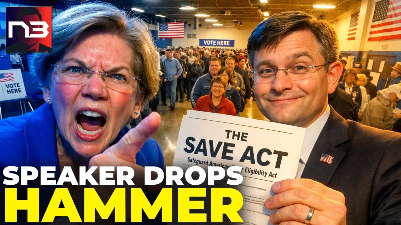 EXPOSED: Speaker Johnson Reveals What Democrats Are HIDING About Illegal Voters as SAVE Act Passes House