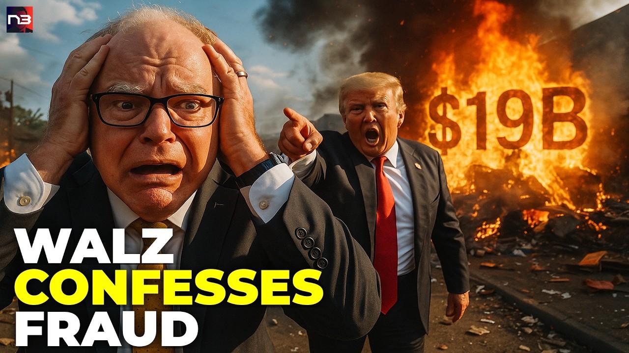 BOMBSHELL: Tim Walz's Six-Word Confession on Live TV EXPOSES $19 BILLION Fraud Scandal
