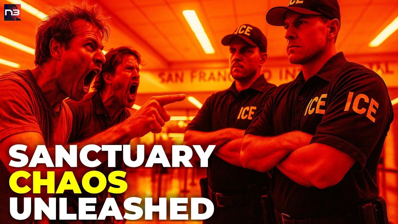 BREAKING: Leftist MELTDOWN at Airports as ICE Enforces the Law — Sanctuary Cities Under SIEGE