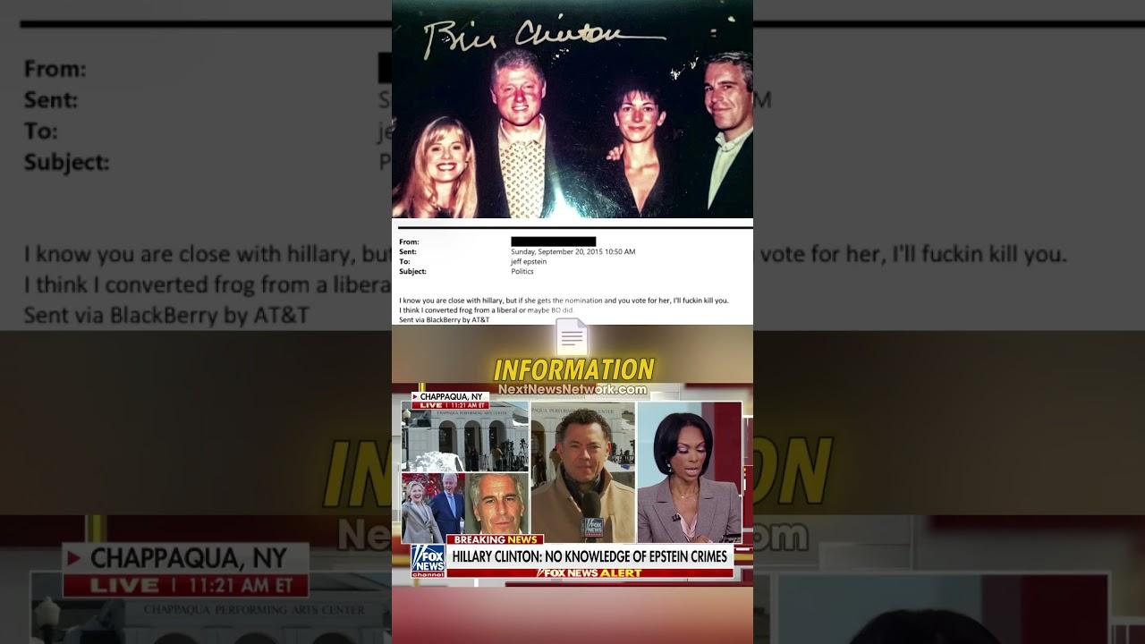 EXPOSED: Hillary Clinton's Chilling Epstein Comments Resurface as Trump's DOJ Gets to Work