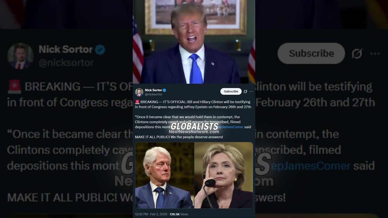 BOMBSHELL: Trump's DOJ Moves To EXPOSE Clinton Crime Family's Epstein Connections