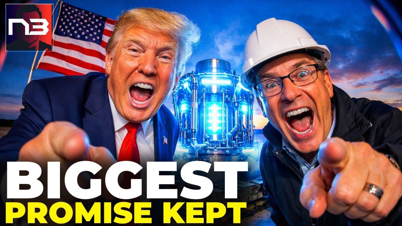 VICTORY: Trump Delivers NUCLEAR RENAISSANCE as Military Flies Reactor Across America in Historic First