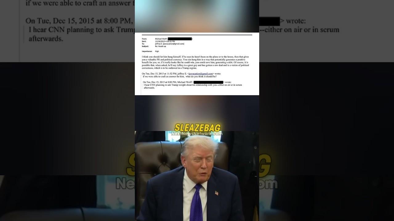 BOMBSHELL: Epstein Files EXPOSE Conspiracy Against Trump — Jeffrey Epstein and Disgraced Writer Plotted to Sink 2016 Campaign