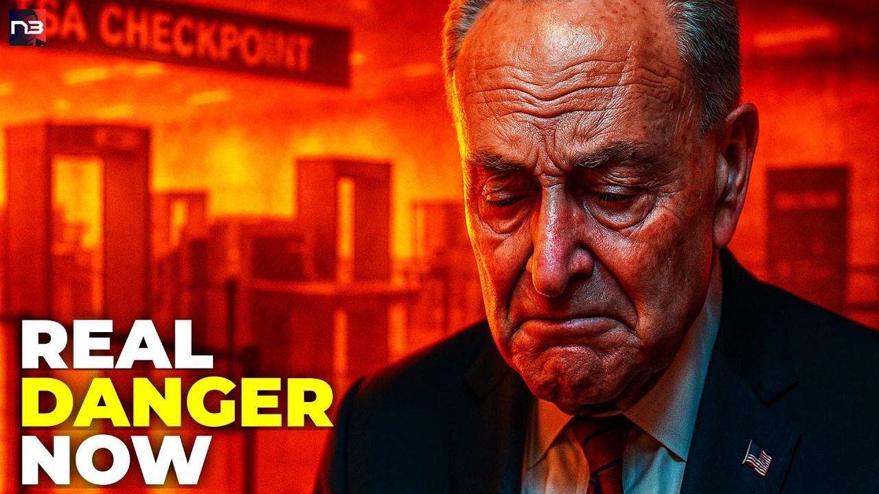 BREAKING: Chuck Schumer BLOCKS TSA Funding — Leaves America's Airports VULNERABLE Amid Crisis