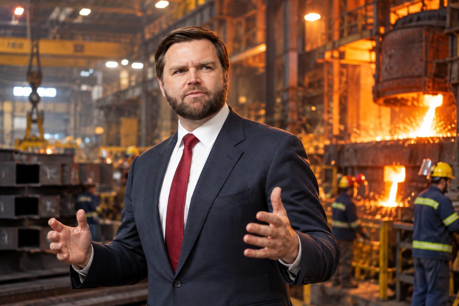 USA PRIDE SOARS: VP Vance CELEBRATES American STEEL in Ohio