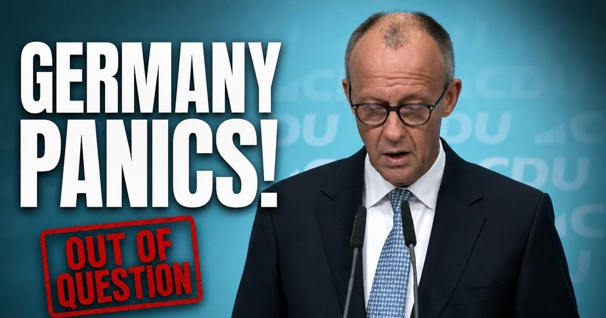 GERMANY MELTS DOWN After Trump Releases Diesel to World Markets: 'Out of the Question!'