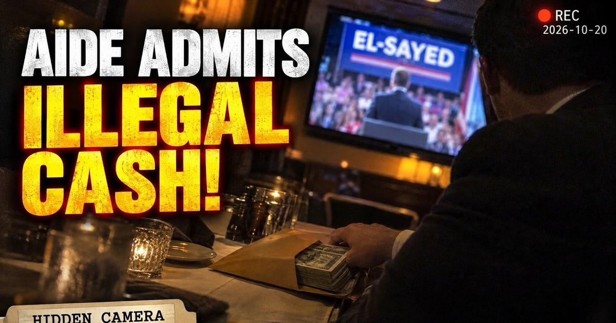 BOMBSHELL: El-Sayed Campaign Organizer Admits on Hidden Camera That Foreign Money Scheme is ILLEGAL — Then Says 'Everybody Does It'