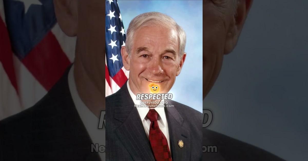 LEGEND Ron Paul Launches CRITICAL Mission to Protect America's Children From Government Indoctrination