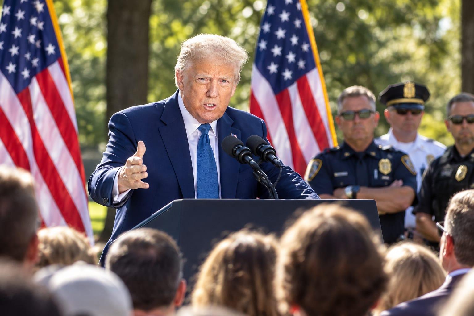 BREAKING: President Trump Champions LAW & ORDER in Nassau County, Declares Crime is Crashing Nationwide