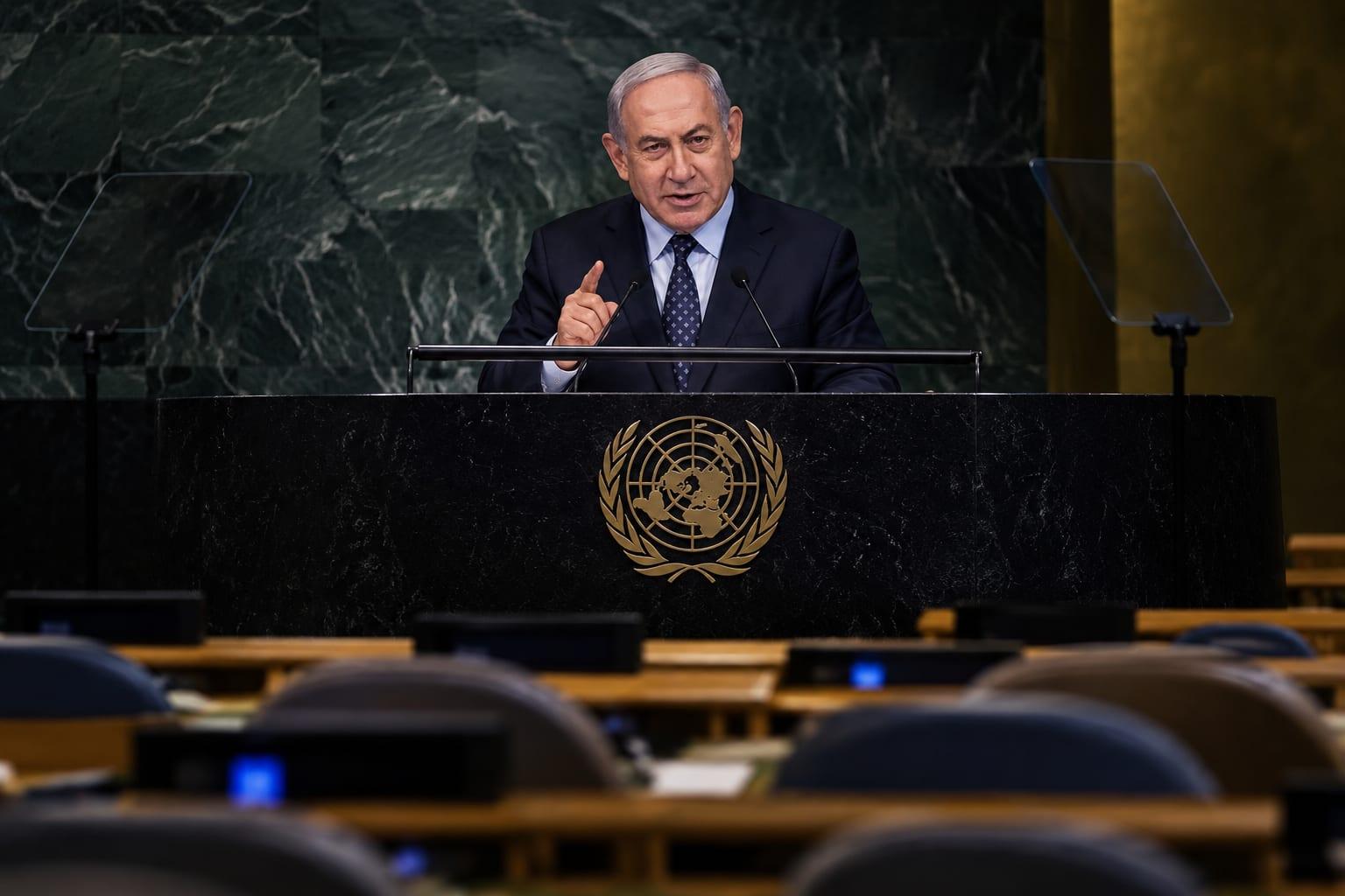 WATCH: UN CHAOS as Delegates WALK OUT on Netanyahu, Israeli PM STRIKES BACK
