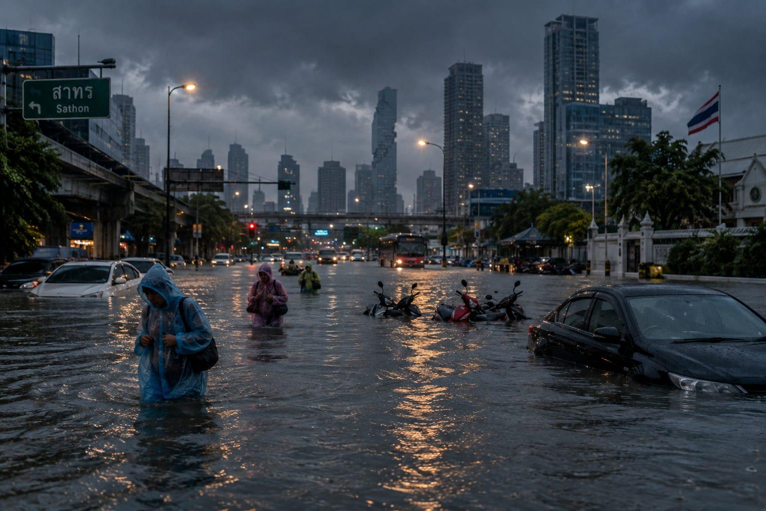 BANGKOK DECLARED A DISASTER ZONE AS MONSOON FLOODING SWALLOWS THE CAPITAL
