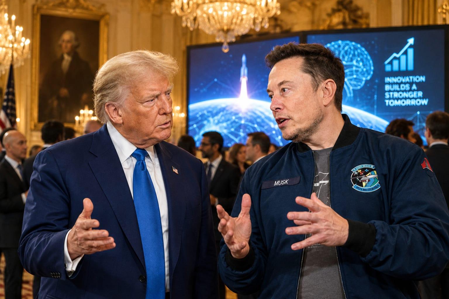 BOMBSHELL: Trump Declares America's Domination in AI with Elon Musk by His Side