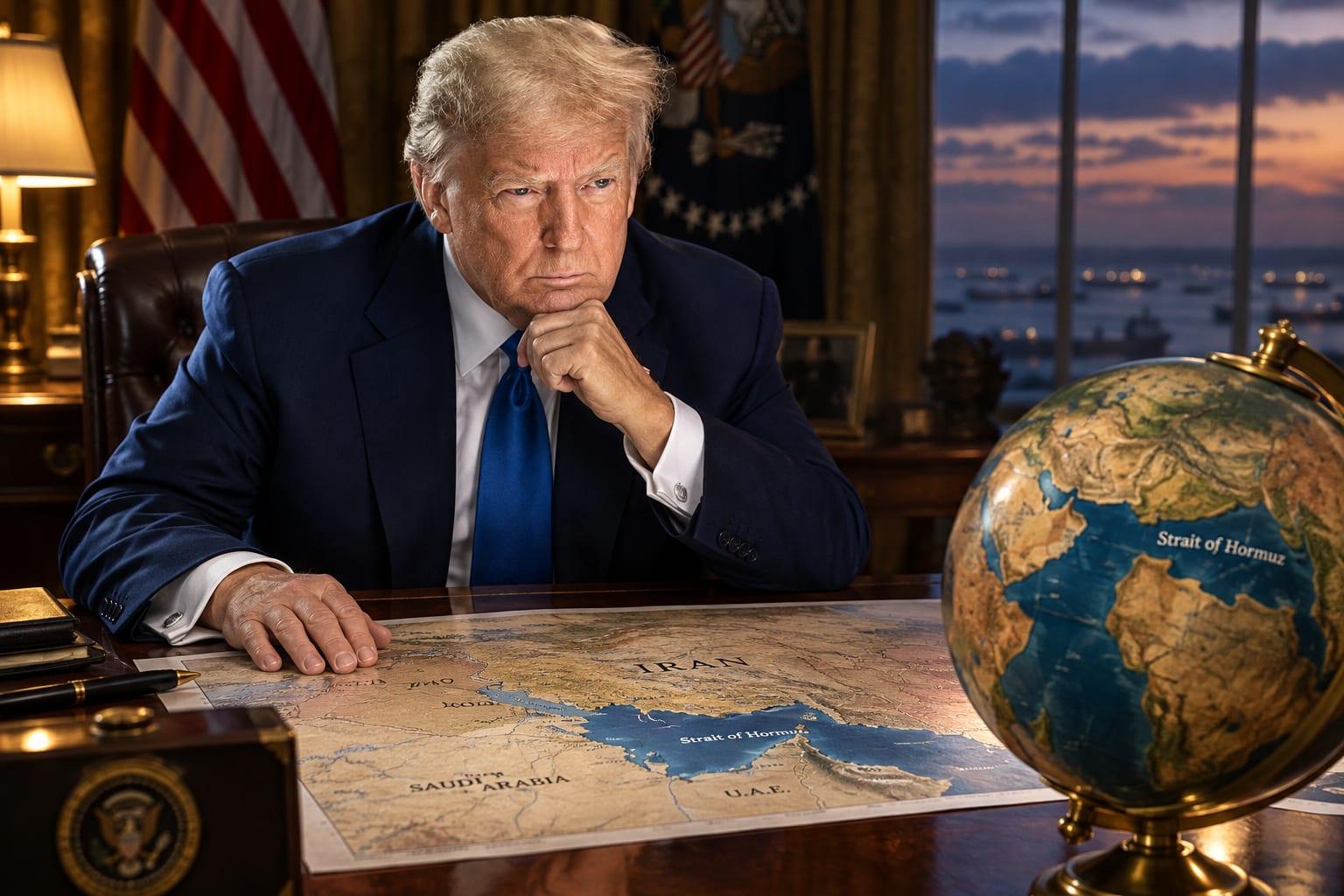 TRUMP EXPOSES IRANIAN WEAKNESS WITH HISTORIC OIL FLOW THROUGH HORMUZ