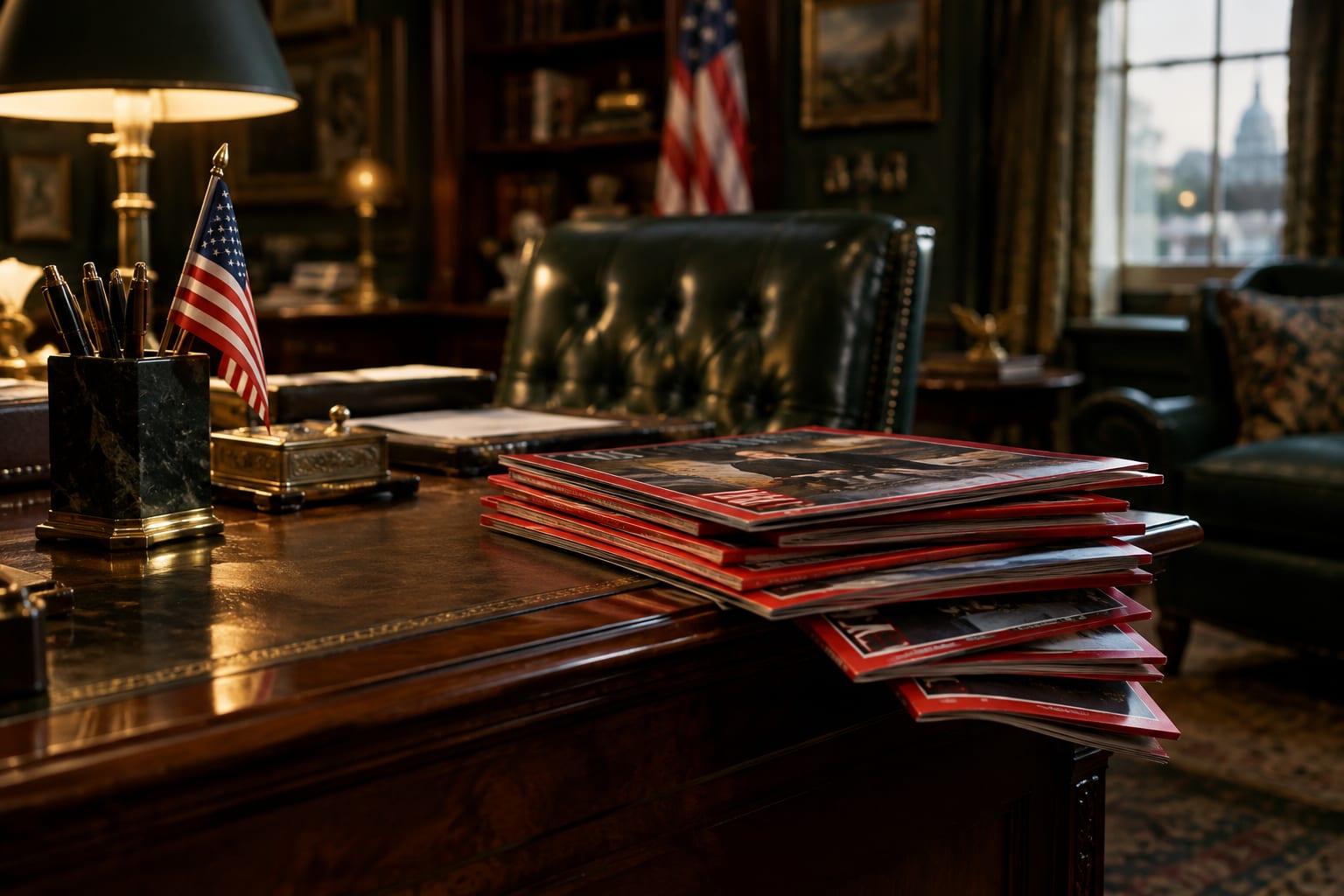 Trump Celebrates Record Number of TIME Magazine Covers
