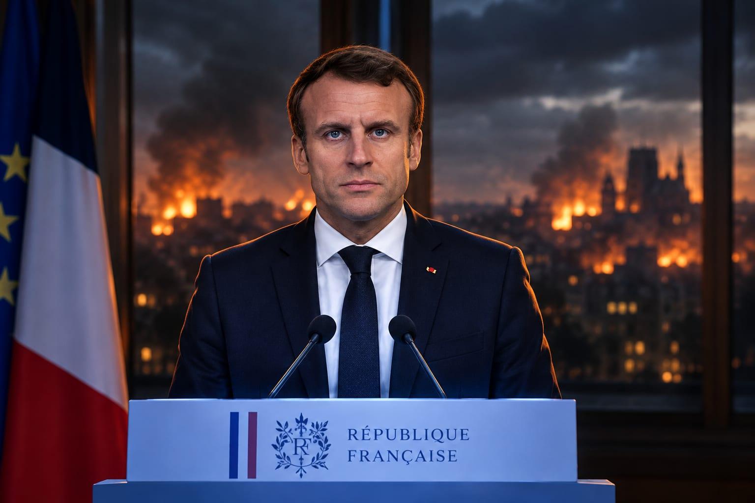 MACRON TRASHES AMERICAN FREE SPEECH WHILE FRANCE BURNS — Internet Unloads: ‘Enormous Fool’