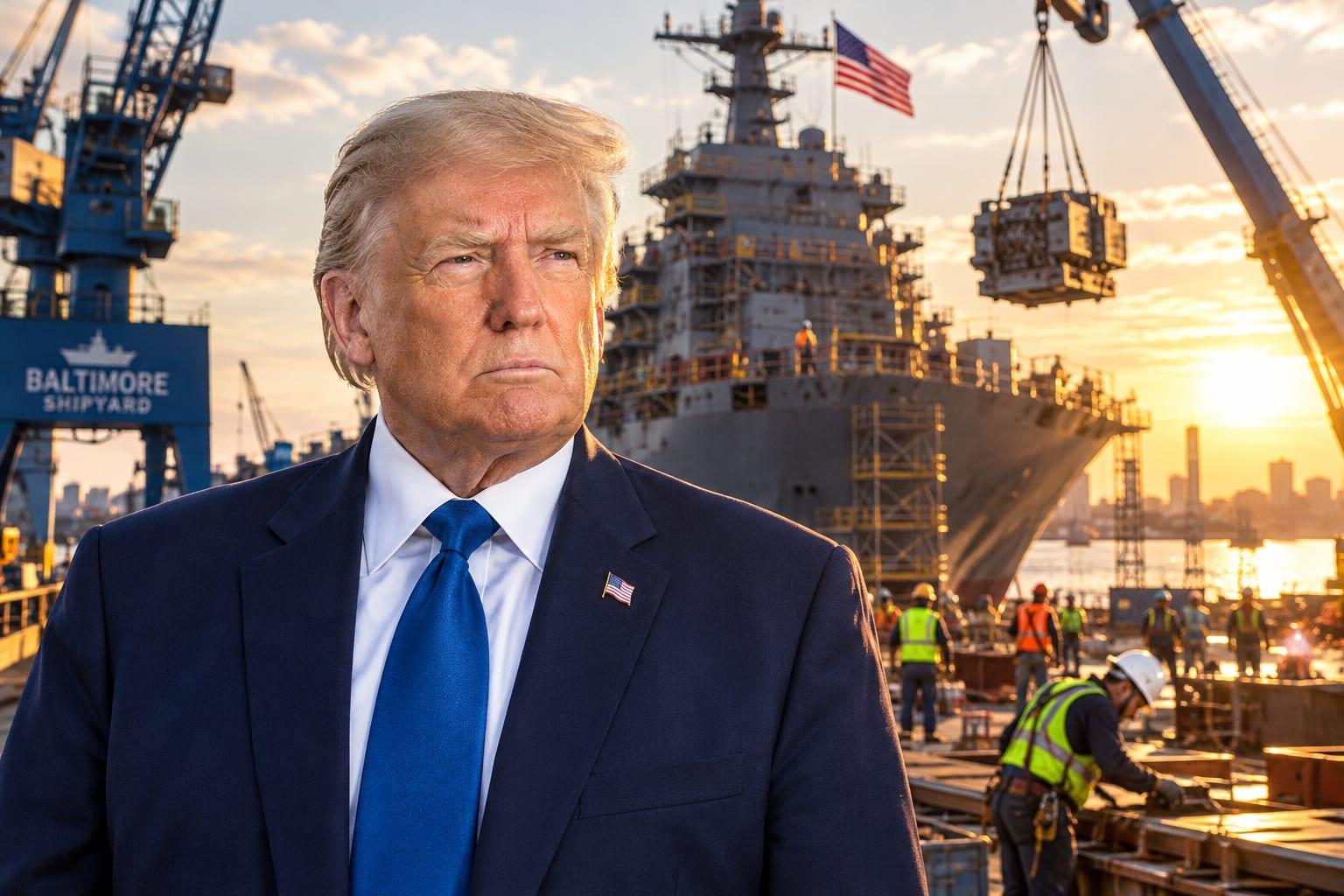 BOMBSHELL: TRUMP’S BALTIMORE SHIPYARD SURPRISE HIGHLIGHTS INDUSTRIAL REVIVAL AND TAX SAVINGS