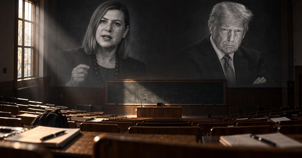 Prosecution threats and political deterrence aimed at young conservatives entering government.