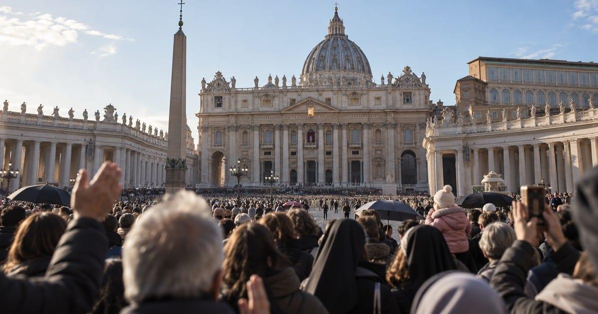 POPE LEO XIV RETURNS TO PUBLIC VIEW DAYS AFTER LUNG CANCER SURGERY AS SUPPORTERS CELEBRATE AT ST. PETER'S SQUARE