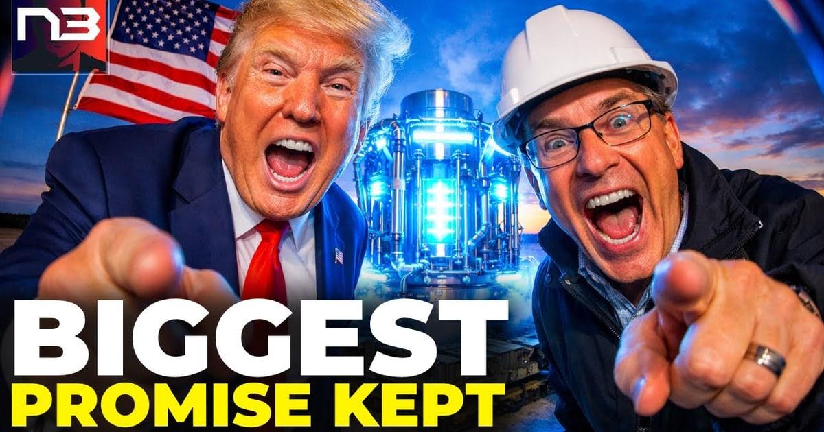 VICTORY: Trump Delivers NUCLEAR RENAISSANCE as Military Flies Reactor Across America in Historic First