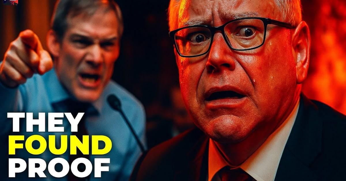 BOMBSHELL: Jim Jordan EXPOSES Tim Walz in BILLIONS Dollar Fraud Cover-Up — Governor Left Stammering Under Oath