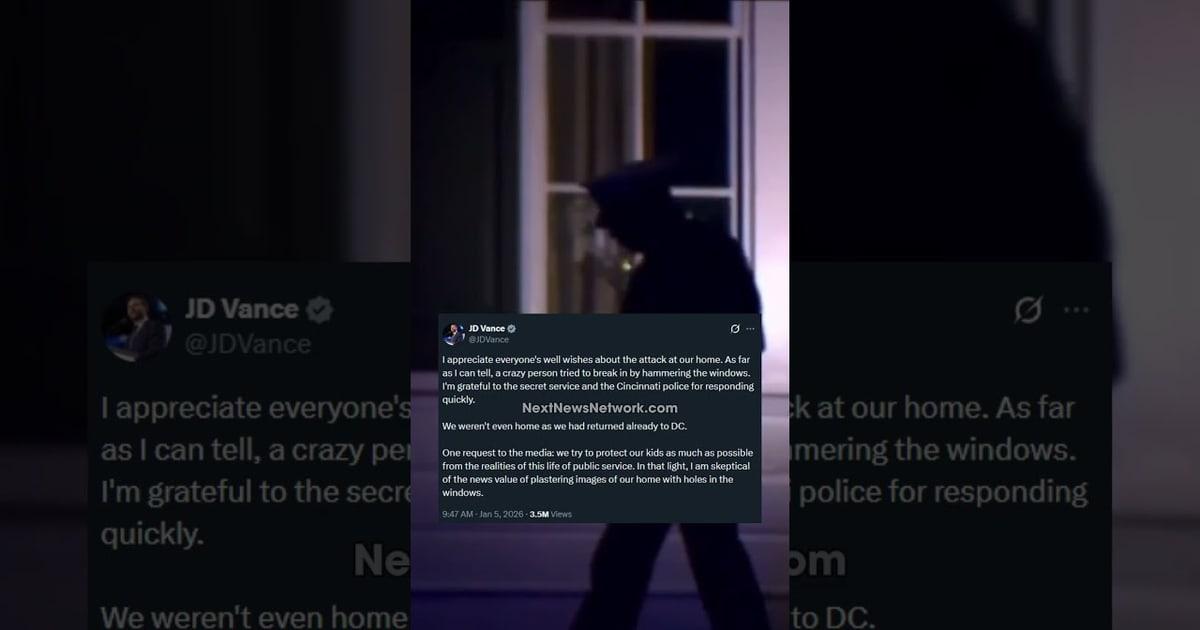 BREAKING: Leftist Attempts to MURDER Vice President JD Vance in Shocking Attack