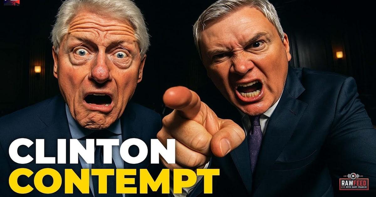 BREAKING: House Moves to Hold CLINTONS in Contempt Over Epstein Testimony — Comer DESTROYS Dem Objections: 'Nobody Is Above the Law'