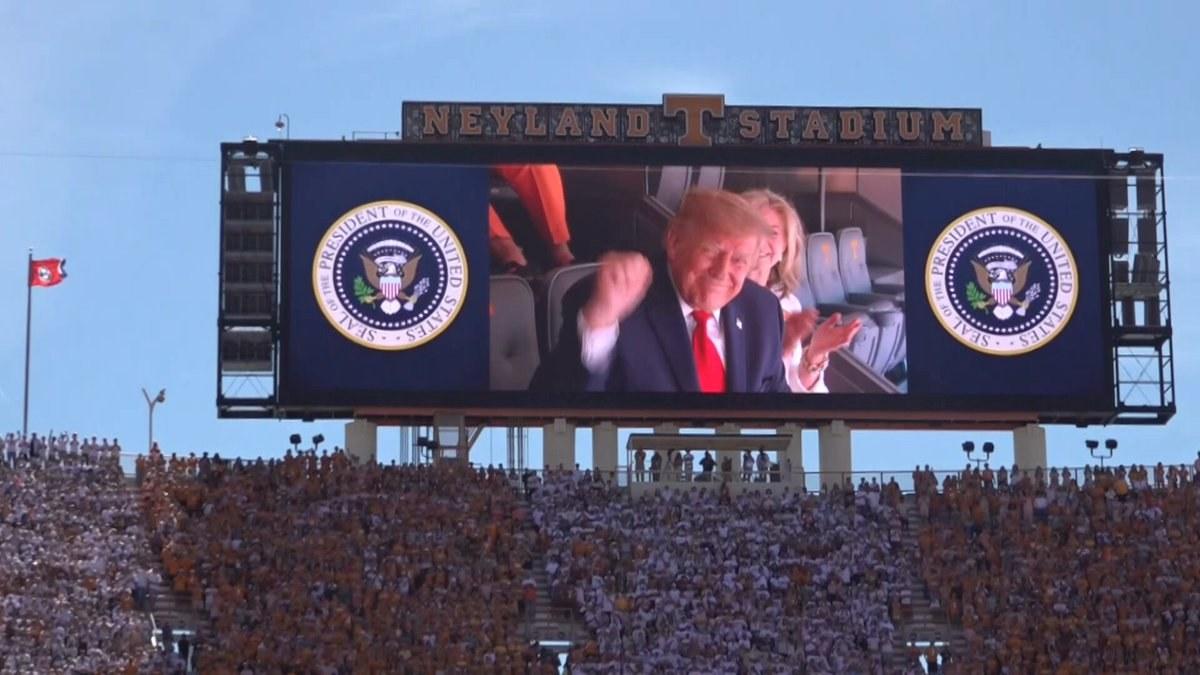 Trump's Tennessee Visit Inspires with a Patriotic Display