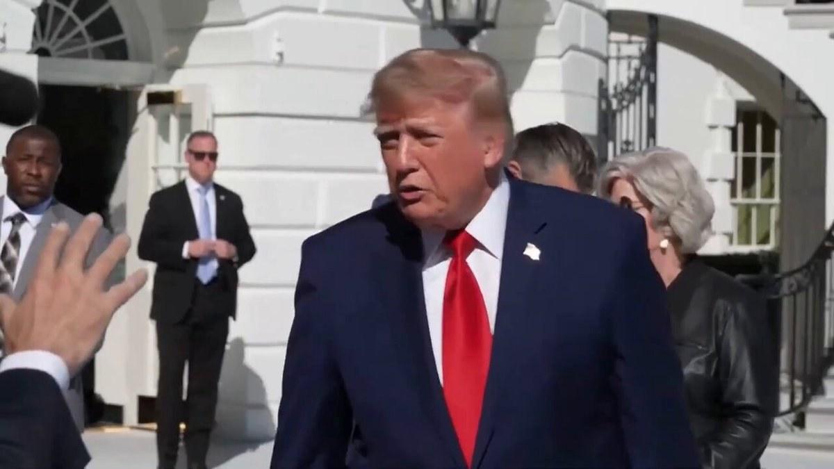 President Trump Faces Press Questions on Alleged Threats
