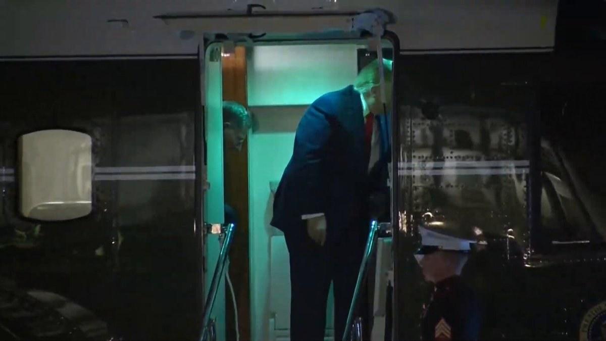 Trump Returns to White House After Ohio Rally, Sets Sights on Alaska