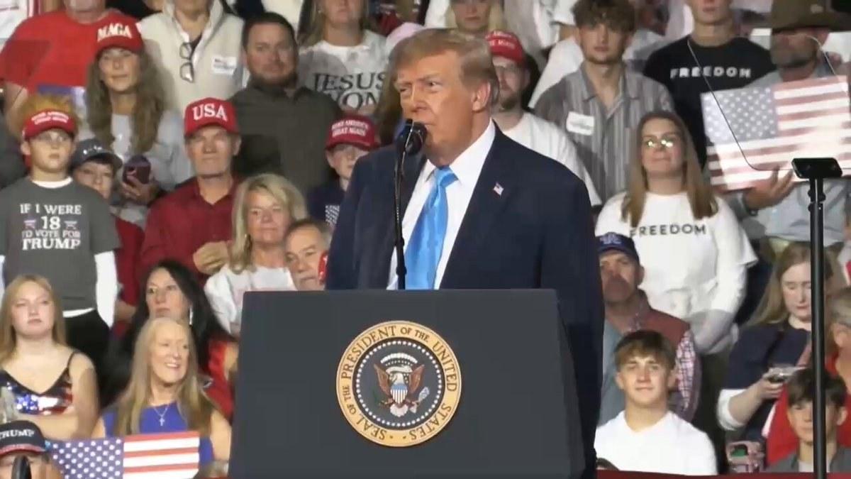 Trump Touts Zero Illegal Crossings, Kentucky Jobs Surge in Rally Speech