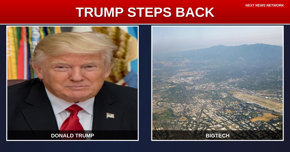 Trump Shows RESTRAINT: Won't Interfere in Big Tech Media Battle, Lets Justice Department Handle Business