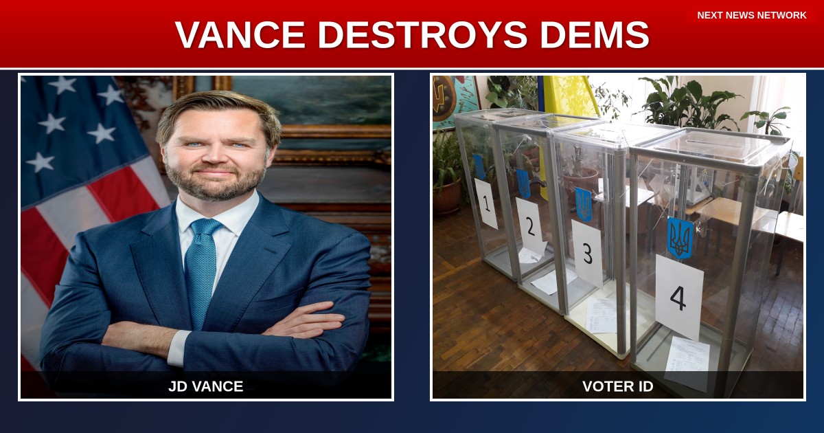 BRUTAL: JD Vance DESTROYS Democrats' Voter ID Hypocrisy With One Perfect Line