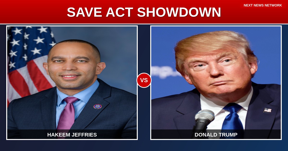 DELUSIONAL: Hakeem Jeffries Claims GOP's SAVE Act is Attempt to 'STEAL' Elections