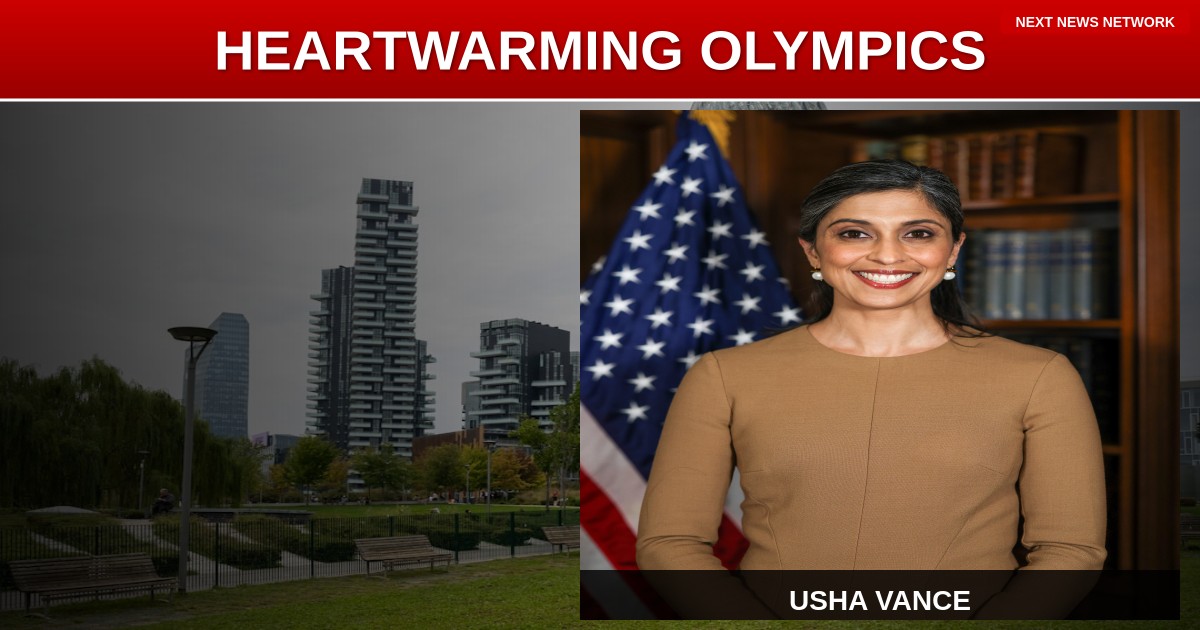 America's Second Lady Usha Vance Makes HEARTWARMING Appearance at Milan Olympics with Son