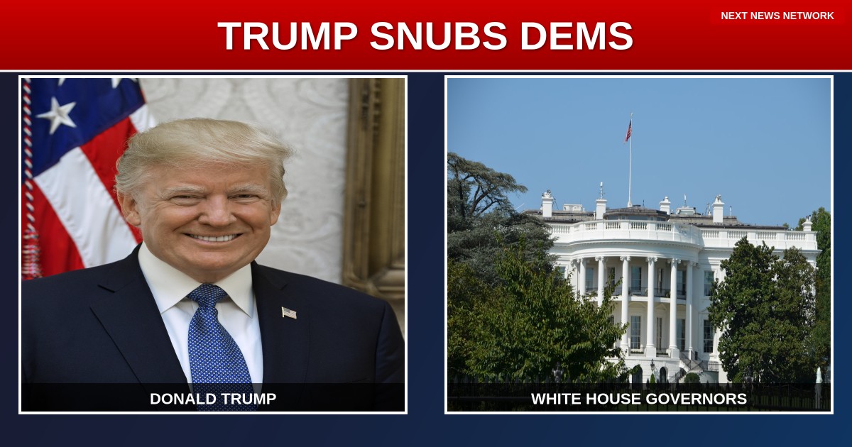 BREAKING: Trump TRIGGERS Democratic Governors After White House SNUBS Leftist Politicians