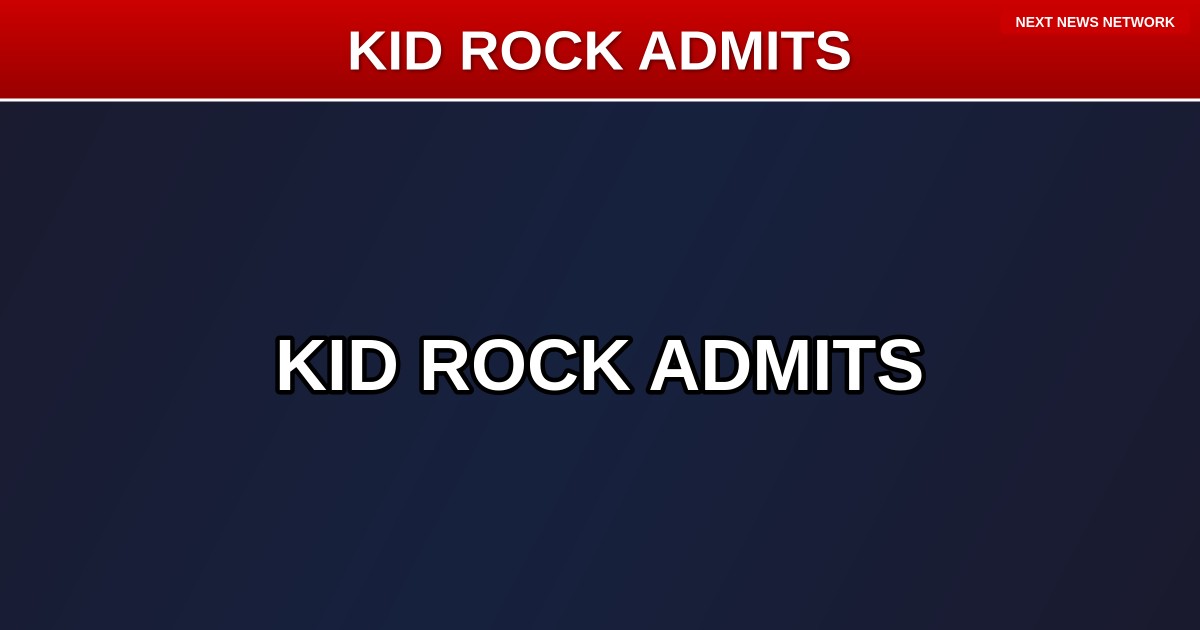 Kid Rock ADMITS His TPUSA Super Bowl Counter-Show Was Pre-Recorded - And We Don't Care!