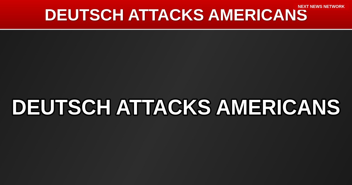 MSNBC's Deutsch ATTACKS Americans: You Need 'Head Examined' If You Don't Think Bad Bunny Represents America