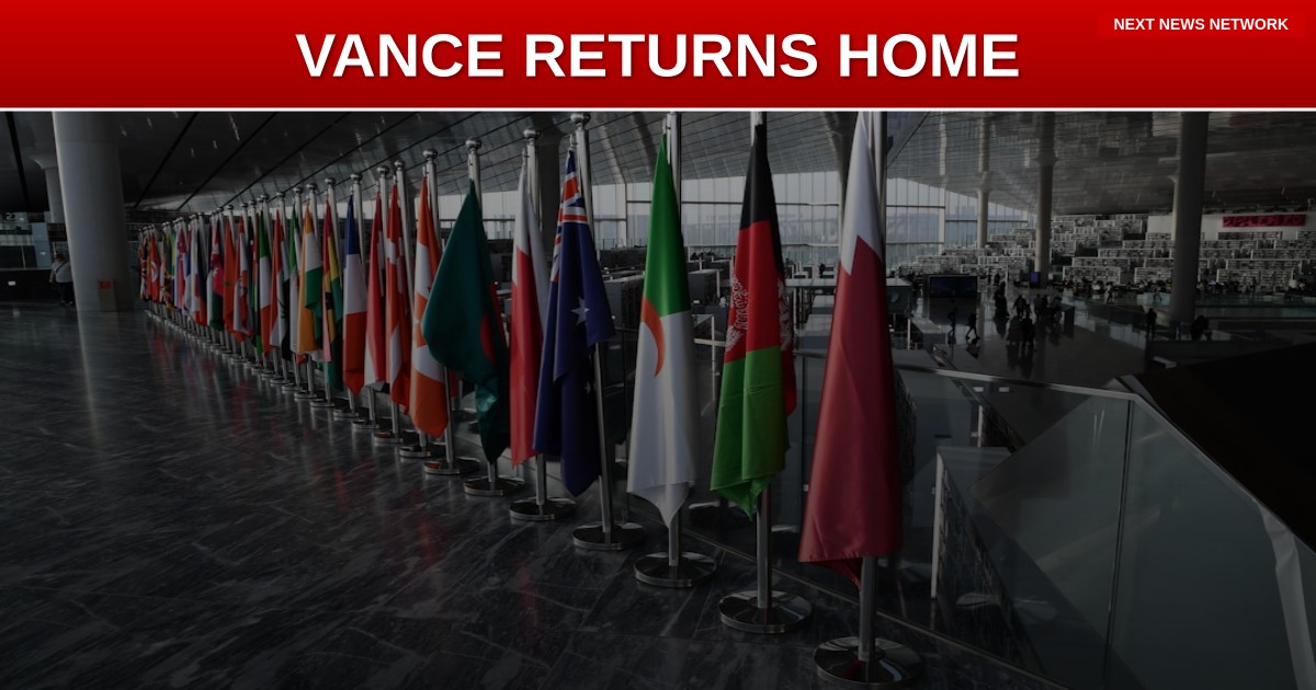 VP Vance RETURNS From Critical Mission Abroad as Trump Admin Stays Focused on America First