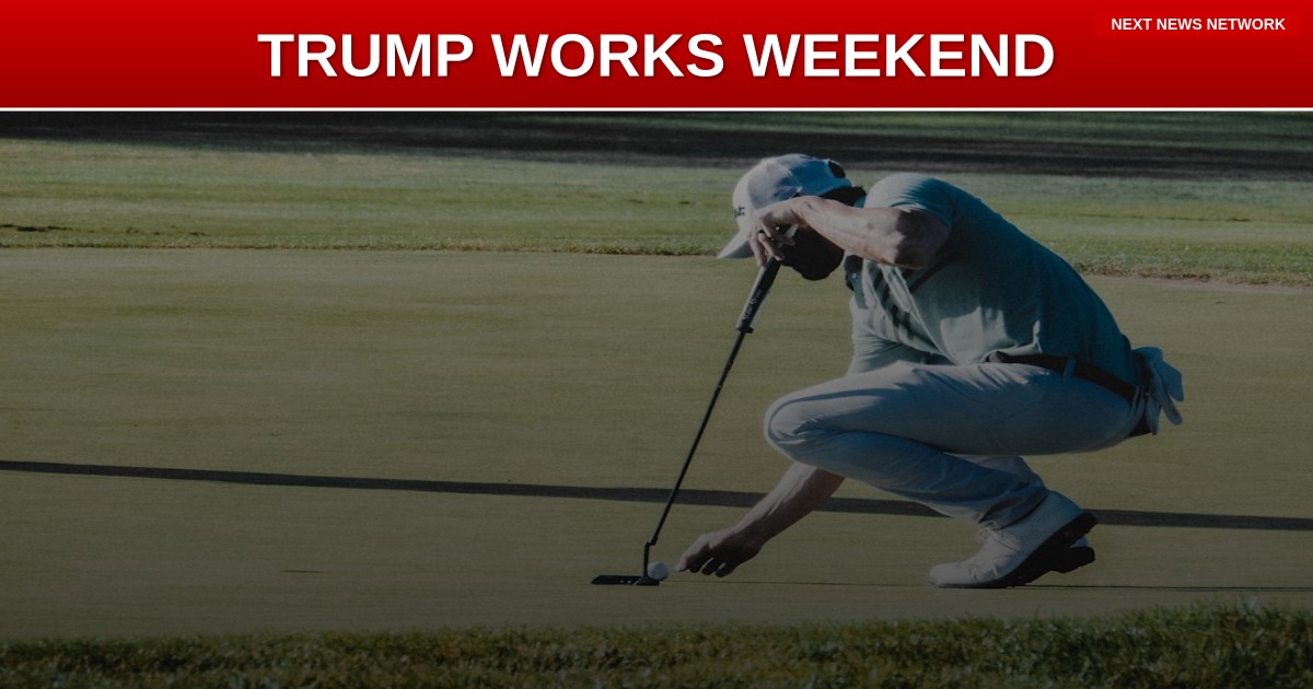 President Trump Wraps Up Working Weekend at Florida Golf Club