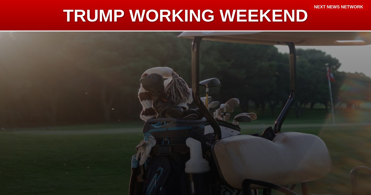 President Trump Wraps Up Working Weekend at Trump International Golf Club