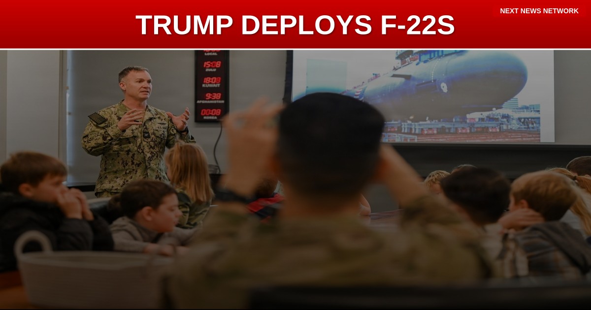 BREAKING: US F-22 Raptors Deploy to Israel as Iran Nuclear Crisis ESCALATES