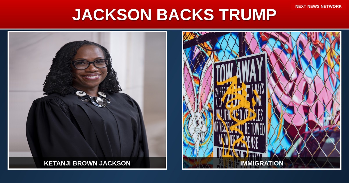 SUPREME COURT BOMBSHELL: Liberal Justice Jackson Authors UNANIMOUS Immigration Win for Trump
