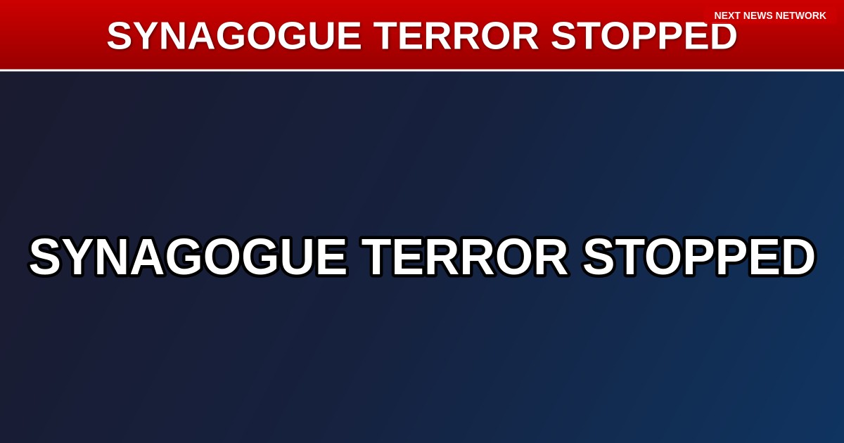 BREAKING: Armed Suspect SHOT DOWN After Targeting Baltimore Synagogue - Officer Wounded in Heroic Response