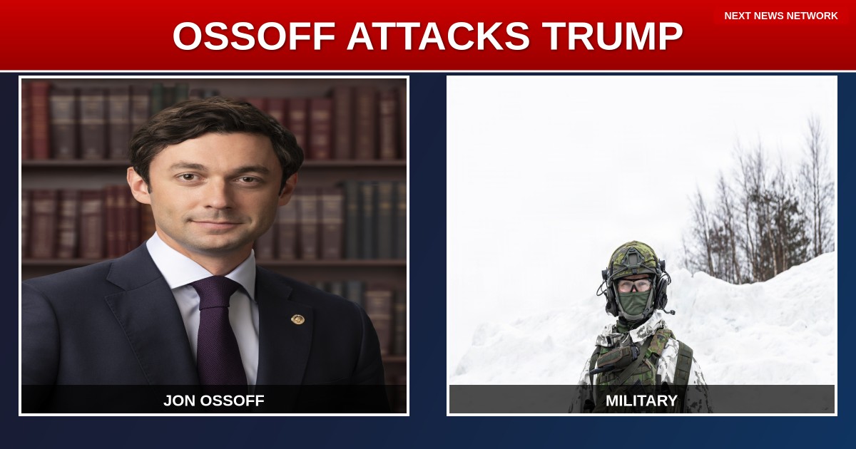 DESPERATE Democrat Ossoff ATTACKS Trump as Military Hero - His Own Record Says Otherwise