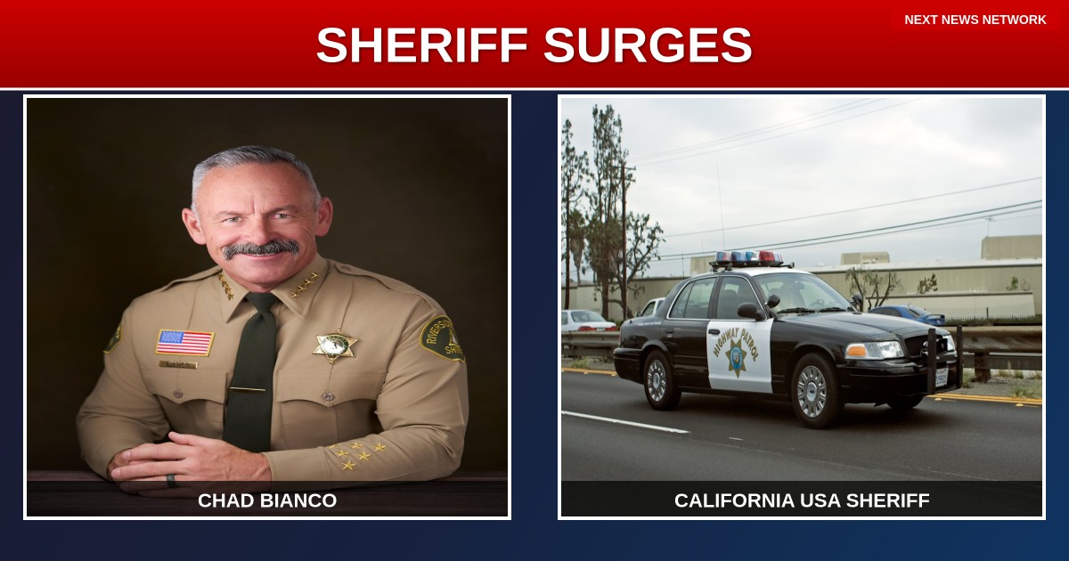 CALIFORNIA AWAKENING: Sheriff Chad Bianco SURGING in Polls, Ready to END Newsom's 'Love Affair with Criminals'