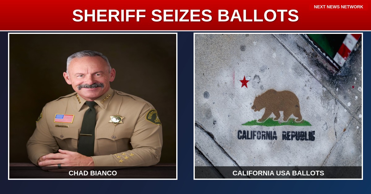 SHERIFF DEFIES State Officials: SEIZES 650,000 Ballots in California Election Fraud Probe
