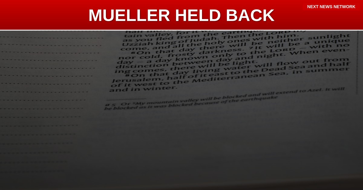 TRUTH BOMB: Even Liberal Media Admits Mueller Could Have Gone FURTHER Against Trump